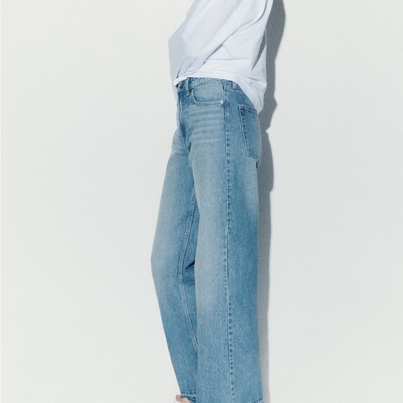 H&M AVA ULTRA HIGH RISE WIDE LEG JEANS Size 8 - Picture 6 of 9